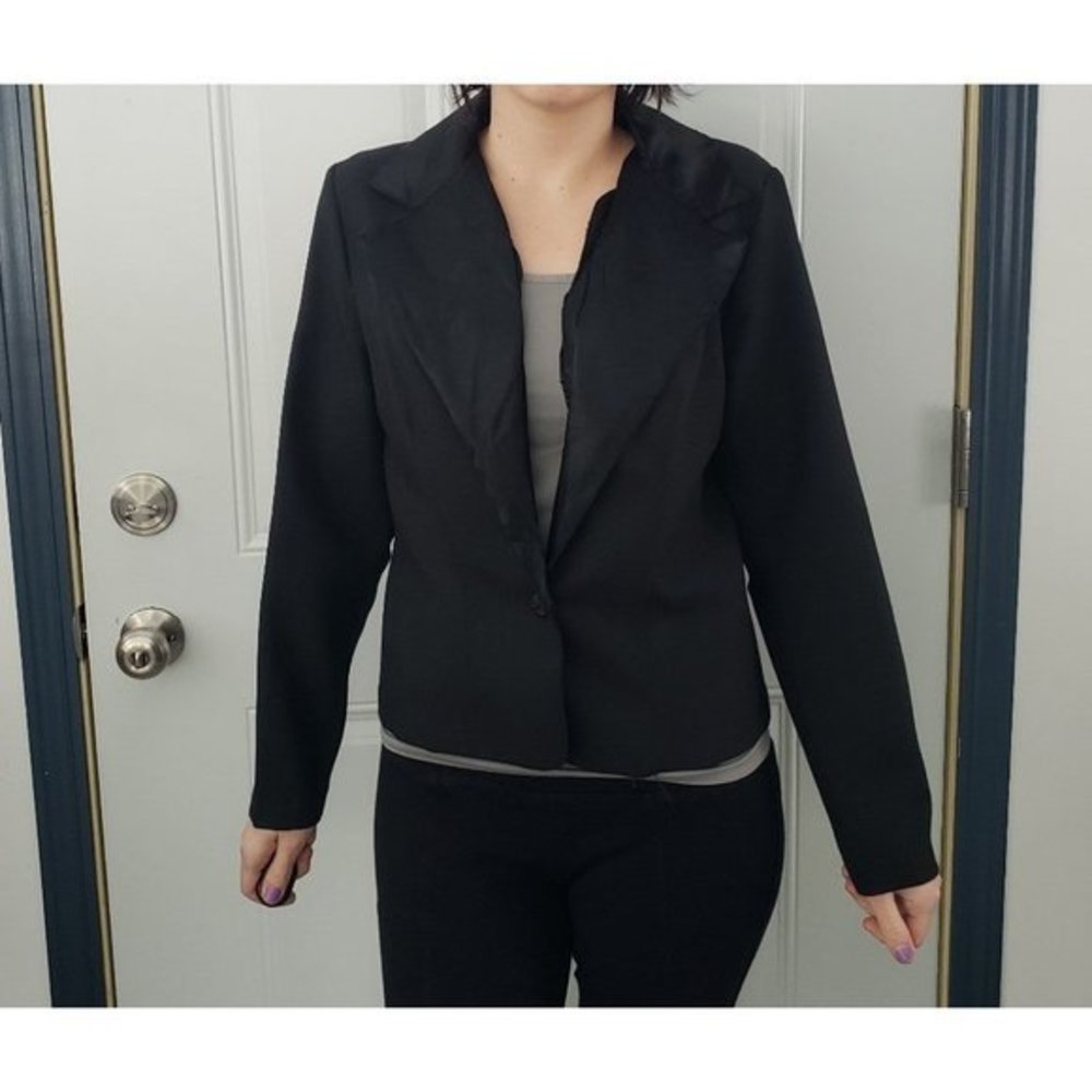 Vintage 80s/90s Ladies Tuxedo Style Jacket